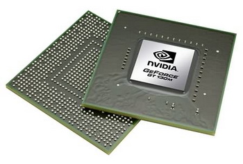 GPU series NVIDIA GeForce 100M 